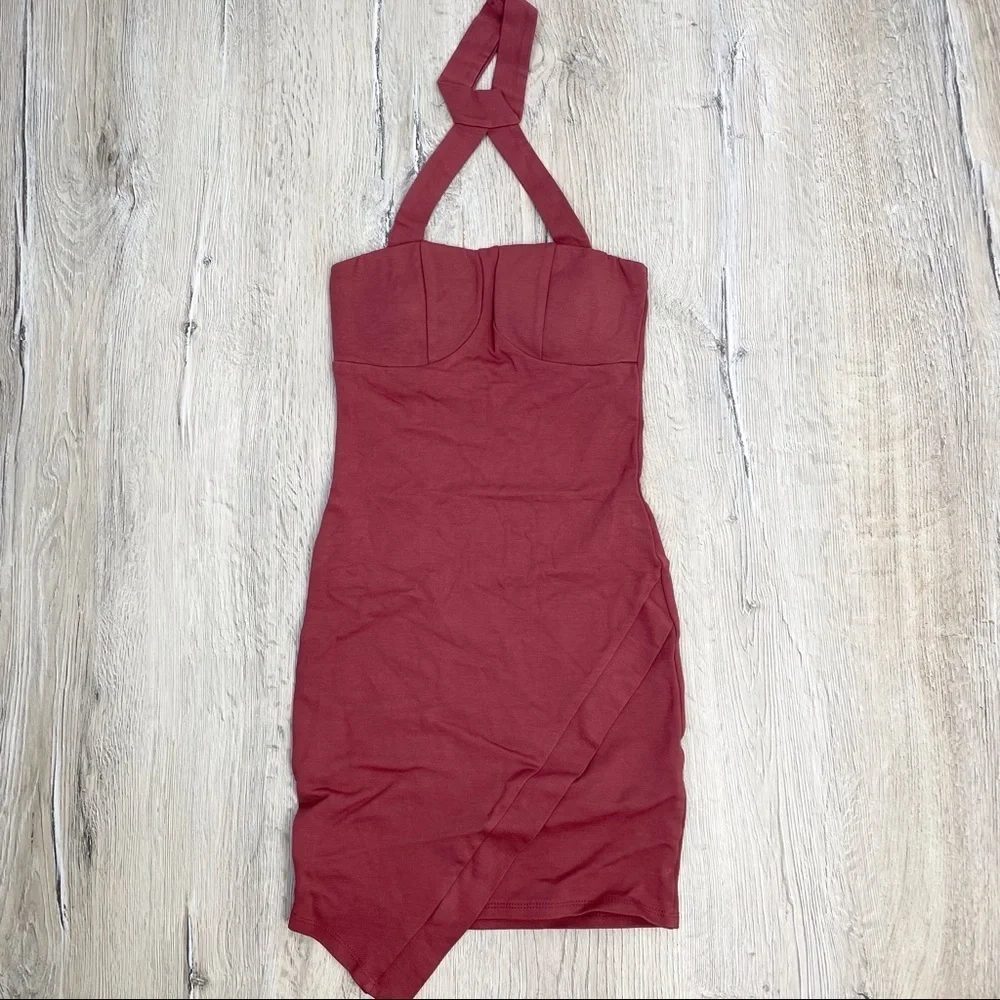 Fashion Nova Halter Mini Dress Sz XS - Picture 4 of 9
